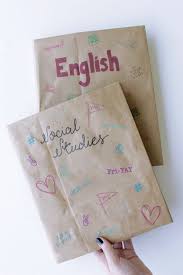 How To Make A Paper Bag Book Cover Paper Bag Book Cover Paper Bag Books Paper Book Covers