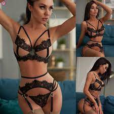 Compre Lead Sexy Exquisite Lace Lingerie Bra Garter Briefs Set Babydoll Cut Out Sleepwear Barato Frete Gratis Avaliacoes Reais Com Fotos Joom