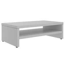 Die erste variante wirkt oft edler und passt sich der form des schreibtisches sehr gut an. Monitorstander Bildschirmaufsatz Monitorerhohung Schreibtisch Inkl Ablagefach Ebay
