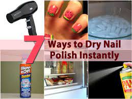 Diy Beauty Tricks - 5 Ways To Dry Nail Polish Instantly - Diy & Crafts