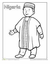 Traditional Multicultural Coloring Pages For Kids Google Search Traditional Outfits Nigerian Traditional Clothing Coloring Pages