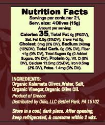 Liokareas Private Stock Kalamata Olives Net Weight 18oz Dried Weig