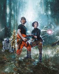 Star Wars Imagine Luke Brings Leia To Dagiobah After The Events Of The Empire Strikes Back Starwarswallpaper In 2020 Star Wars Poster Star Wars Star Wars Art