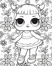 Кукла лол омг lol omg alt grrrl. Lol Suprise Kolorowanki Do Druku