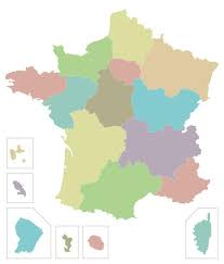 Vector blank map of France with regions and territories and administrative  divisions. Editable and clearly labeled layers. 24664080 Vector Art at  Vecteezy