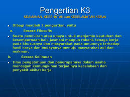 National safety council, 1985, kecelakaan dapat didefinisikan sebagai suatu kejadian yang tidak terencana. Ppt Pengertian K3 Keamanan Kesehatan Dan Keselamatan Kerja Powerpoint Presentation Id 3830723