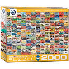 4.8 out of 5 stars. The Vw Groovy Bus 2000 Piece Jigsaw Puzzle 2000 Piece Puzzle Volkswagen Puzzle Shop