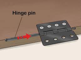 More decorative type of hinge. How To Install Surface Mount Hinges 8 Steps With Pictures