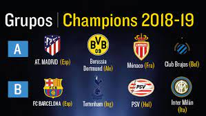 Resultados de cuartos de final de la champions league. Consulta Los Grupos Y El Calendario De La Champions League 2018 19
