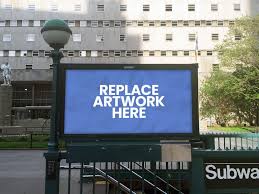 Find the perfect subway ad mockup stock illustrations from getty images. Subway Advertisement Billboard Mockup Mockup Love