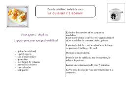 Dos De Cabillaud Au Lait De Coco Cookeo Dos De Cabillaud Lait De Coco Cabillaud Lait De Coco