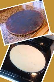 does your pizza stone look like the top picture mine had so much black burnt in it it was not cooking right anymore cooking stone pizza stone keep it cleaner
