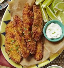 Served on a ciabatta roll with lettuce, tomato, & onion. Cornmeal Crusted Fish Recipe Fish Recipes Haddock Recipes Cornmeal