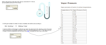 Solved What Is The Pressure Of The Gas In This Mercury Ma