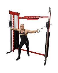 This cable machine workout involves the bar attachment and works a host of upper body muscle groups. Cable Crossover Machine Gymequip Eu