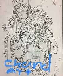 Raghvendra Swamy Rayaru At Nanjangud Raghavendra Swamy Mutt For More Details Download Pureprayer App Indian Folk Art Art Art Sketches