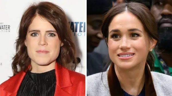 Princess Eugenie looking emotional