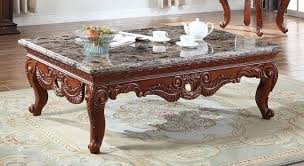 Bordeaux Marble Coffee Table With Hand Carved Design Traditional Coffee Table Coffee Table Wood Solid Wood Coffee Table