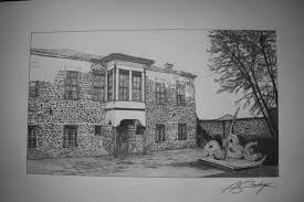 Download house drawing stock photos. Korca First Albanian School Arnoldskenderaj Drawings Illustration Buildings Architecture Landmarks Museum Architecture Artpal