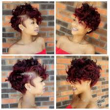 That's because short hair is so easy to manage. Sexy Burgundy Messy Curly Pixie The Latest Hairstyles For Men And Women 2020 Hairstyleology