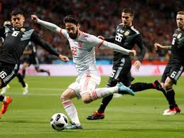 The match is a part of the olympic games, group c. Spain 6 1 Argentina Isco Grabs A Hat Trick For Rampant La Roja As Messi Watches On From The Stands Mirror Online