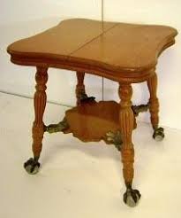 Oak Parlor Table With Ball And Claw Foot Parlor Table Oak Table