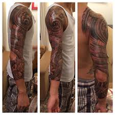 A cherry blossom tattoo can be incredibly feminine, but that doesn't mean that men can't incorporate one into their own body art. Japanese Chinesse Inspired Sleeve Dragon Koi Fish Waterfall Lotus Cherry Blossom Tattoo Com