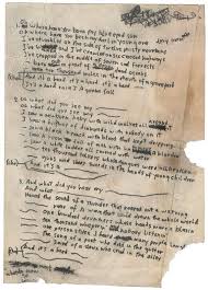 Bob Dylan S Original Lyrics For A Hard Rain S A Gonna Fall 1962 Bob Dylan Lyrics Words Bob Dylan