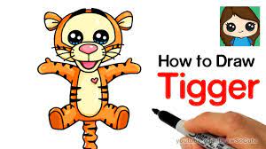 2258x1632 winnie the pooh characters represent mental disorders. How To Draw Tigger Easy Winnie The Pooh Youtube