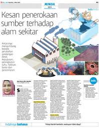 Kesan Penerokaan Sumber Terhadap Alam Sekitar Klik