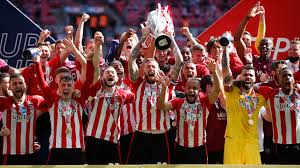 Brentford is a suburban town in west london, england and part of the london borough of hounslow. Championship Play Off Final Brentford Promoted To Premier League After Winning Football S Richest Game Uk News Sky News