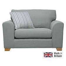 Buy Collection Ashdown Cuddle Chair Silver At Argos Co Uk Visit Argos Co Uk To Shop Online For Armchairs And Chai Fabric Armchairs Armchair Sofas And Chairs