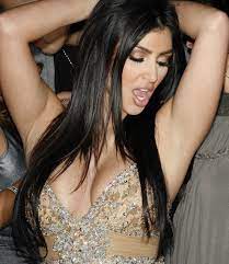 Kim kardashian armpits