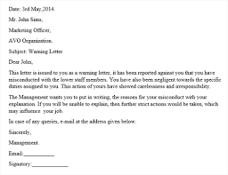 Struggling to write a cover letter that will capture an employer's focus? 44 Professional Warning Letters To Employee Template Examples