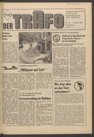 An american werewolf in london. Tro Betriebszeitung Der Trafo Nr 25 1981 3 August 1981 Industriesalon Schoneweide Museum Digital Berlin