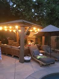 If a patio with a pergola isn't your preference, consider a hardtop gazebo. Now We Re Outside Way More 2 Outdoor Fireplaces Yardistry Structures Gazebos Pavilions And Pergolas