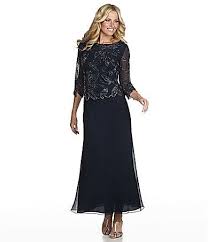 Jkara Beaded Petites Beaded Chiffon Gown Dillards Dress For Petite Women Beaded Chiffon Gowns Dresses