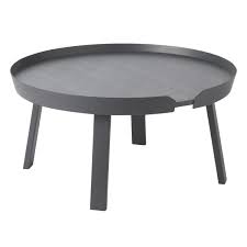 Getting big black coffee tables is effective to set the mood of your room, coffee table will make catching. Muuto Around Coffee Table Large Anthracite Finnish Design Shop