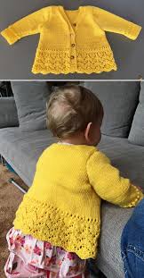 Knit in one piece the sweater requires some shaping, which is done through simple increases and decreases. Precious Emilia Free Pattern Baby Knitting Patterns Free Baby Sweater Patterns Baby Knitting Patterns