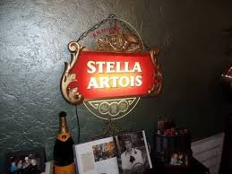 Stella Artois Neon Light Sign Beer Gold Bar Pub Man Cave Sign Plug In Lighted Neon Light Signs Beer Signs Stella Artois