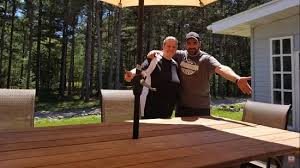 I've had the best luck removing glass mirrors from silicone by using a scrap of plastic laminate (formica). Upcycle A Broken Glass Patio Table With A Farm Style Wood Table Top Mother Earth News