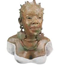 TOGETHERNESS by TONDERAI SOWA. Shona Stone Sculpture African Art Abstract  Handmade Contemporary Home Garden Statue Ornament Romantic Black