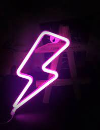 Led Neon Sign Pink Lightning Bolt Neon Led Sign Lightning Etsy Neon Signs Pink Neon Wallpaper Led Neon Signs