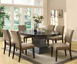 Dining room table, chairs and sideboard. Setting The Dining Table For Thanksgiving Www Efurniturehouse Com