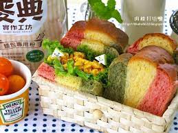 彩虹三明治 麥典麵包專用粉 by 肉桂打噴嚏 recipe recipes bread bun bread recipes