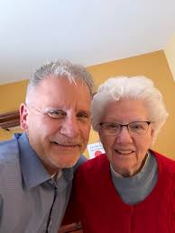 I got to hang out with this cutie yesterday. Isn't my aunt Ina beautiful!!  She is so sweet ! She turned 94 last week .