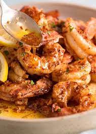 Crispy Grilled Shrimp Prawns With Lemon Garlic Butter Recipe Grilled Prawns Prawn Recipes Grilled Shrimp Recipes