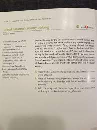 Salted Caramel Creamy Oolong Tea Oolong Tea Recipe Trim Healthy Mama Diet Trim Healthy Momma