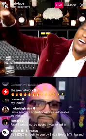 Check spelling or type a new query. Babyface Vs Teddy Riley Rematch Battle Shut Down Instagram Over 4 Million Viewers Attempted To Join The Live Video Jojocrews Com