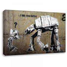 Free shipping on all our banksy artwork. Bild Auf Leinwand Banksy Graffiti Kunstdrucke I Am Your Father